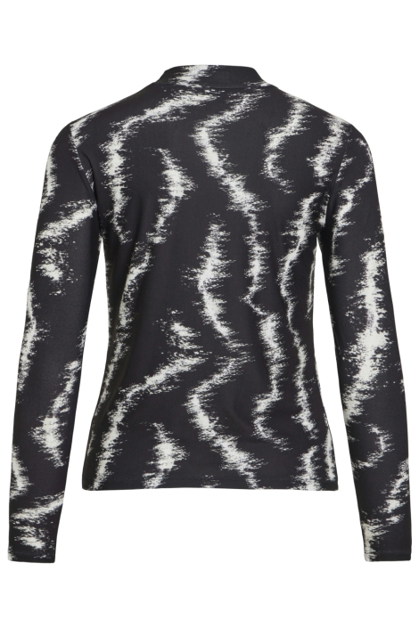 Vila zwarte dames t-shirt | Achteraanzicht