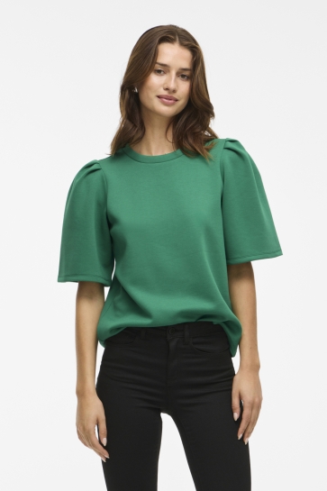 Vila VIREFLECT O-NECK 2/4 TOP/DFS 14108620 BOSPHORUS