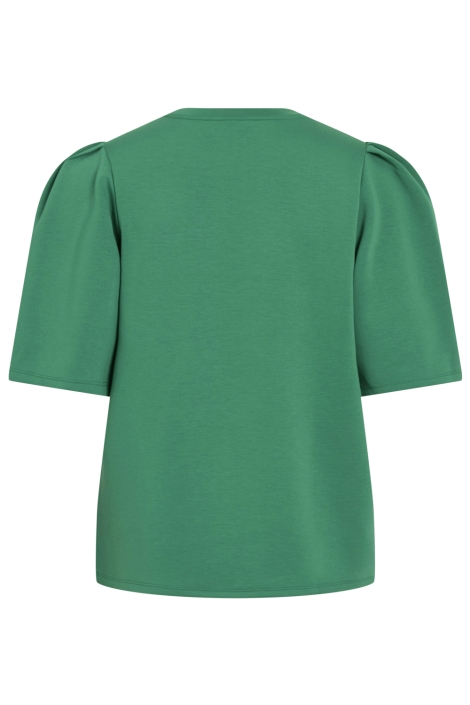 Vila groene dames t-shirt | Achteraanzicht
