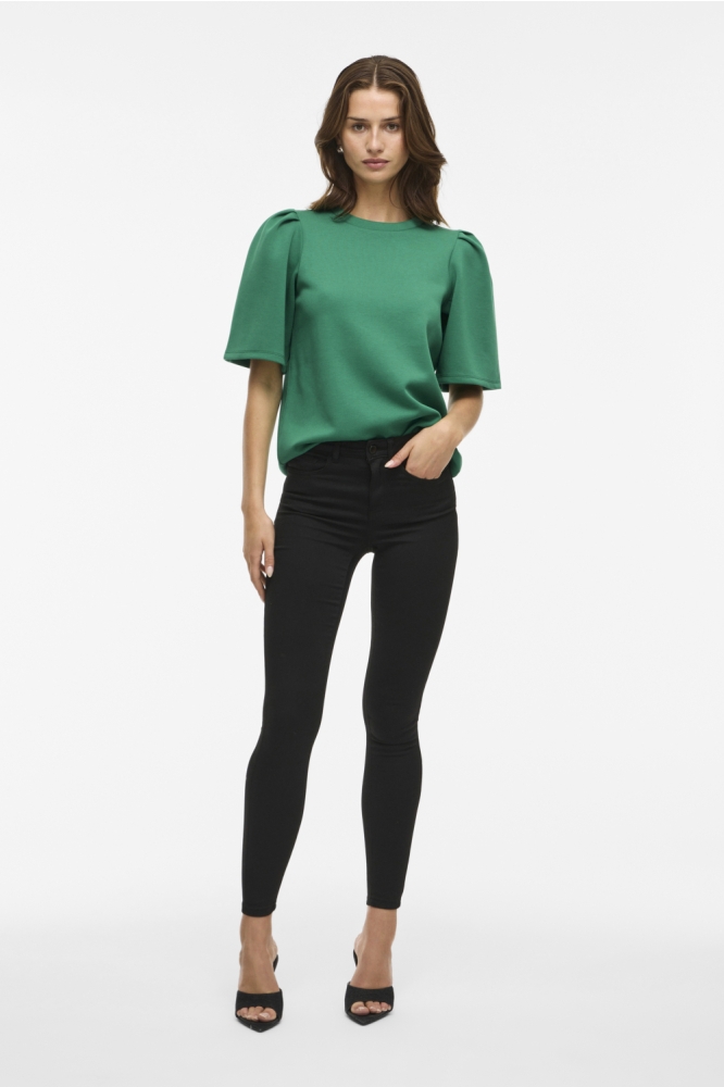 Vila groene dames t-shirt | Model