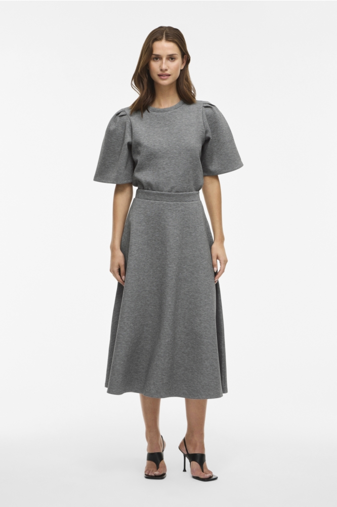 Vila grijze dames t-shirt | Model