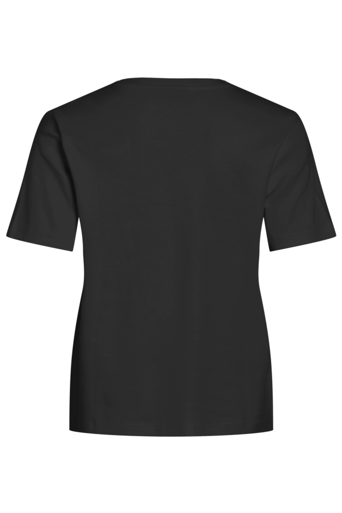 Vila zwarte dames t-shirt | Achteraanzicht