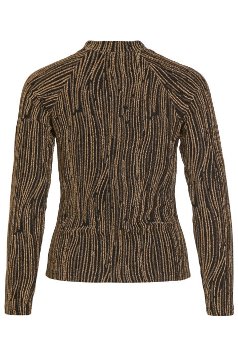 Vila zwarte dames t-shirt | Achteraanzicht