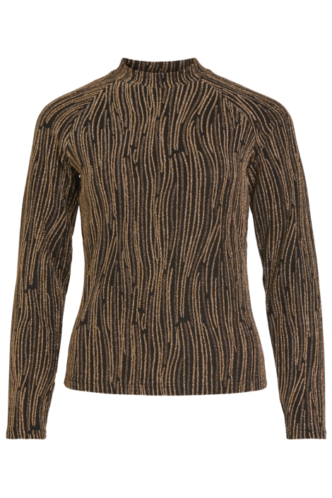 Vila zwarte dames t-shirt | Vooraanzicht