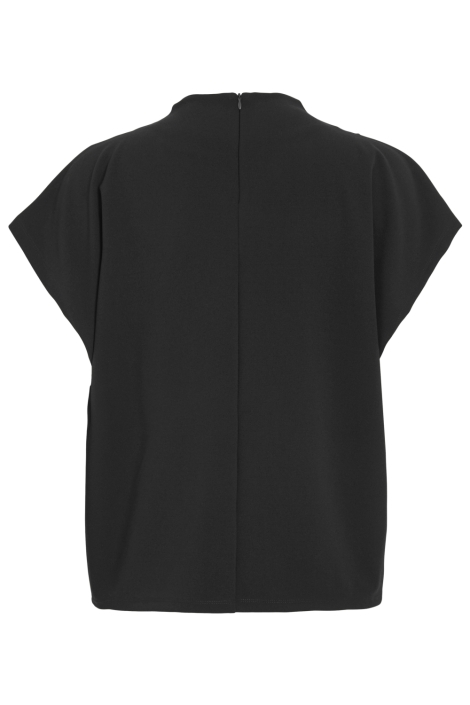 Vila zwarte dames t-shirt | Achteraanzicht