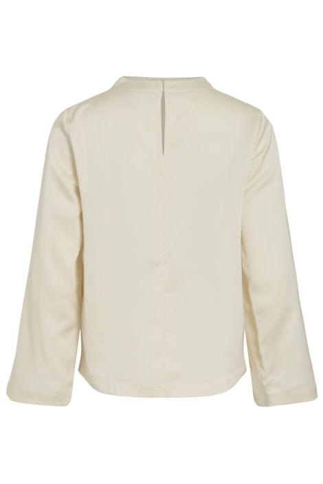 Vila beige dames t-shirt | Achteraanzicht