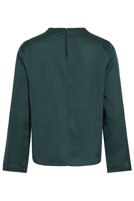 Vila groene dames blouse | Achteraanzicht