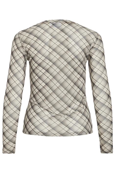 Vila beige dames t-shirt | Achteraanzicht