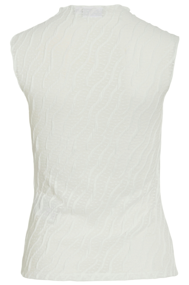 Vila witte dames top | Achteraanzicht