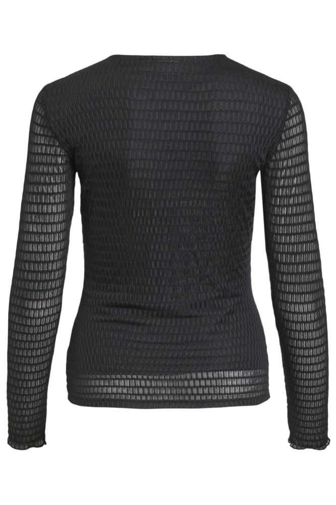 Vila zwarte dames t-shirt | Achteraanzicht