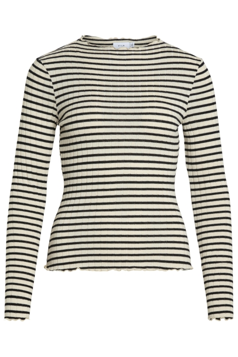 Vila beige dames t-shirt | Vooraanzicht