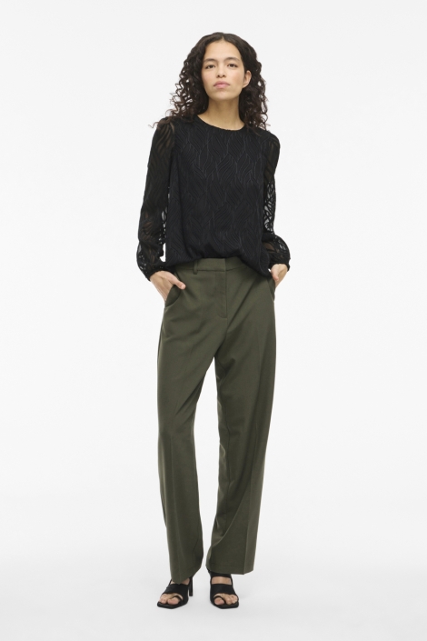 Vila zwarte dames t-shirt | Model