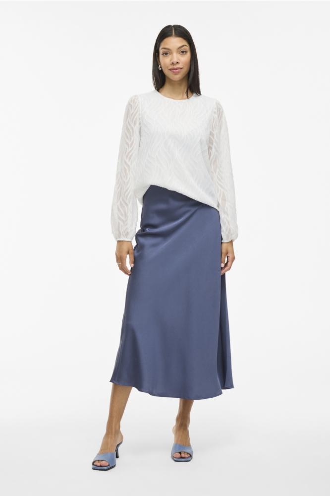 Vila witte dames t-shirt | Model