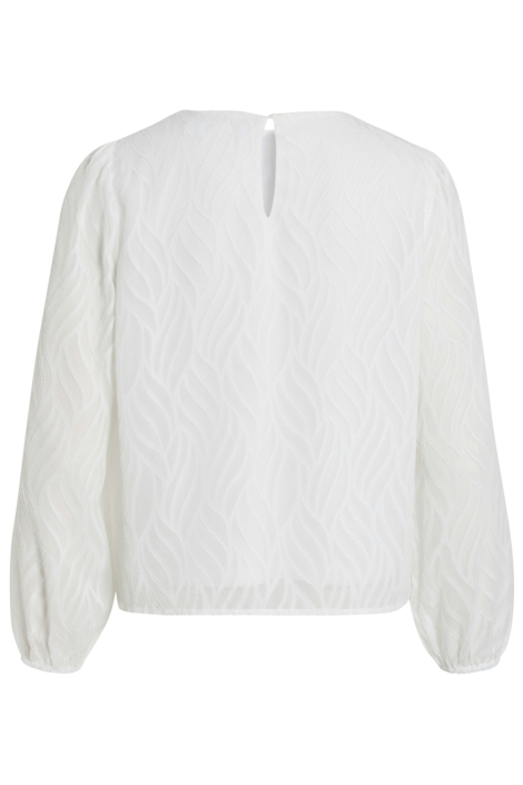 Vila witte dames t-shirt | Achteraanzicht