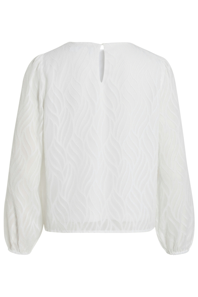 Vila witte dames t-shirt | Achteraanzicht