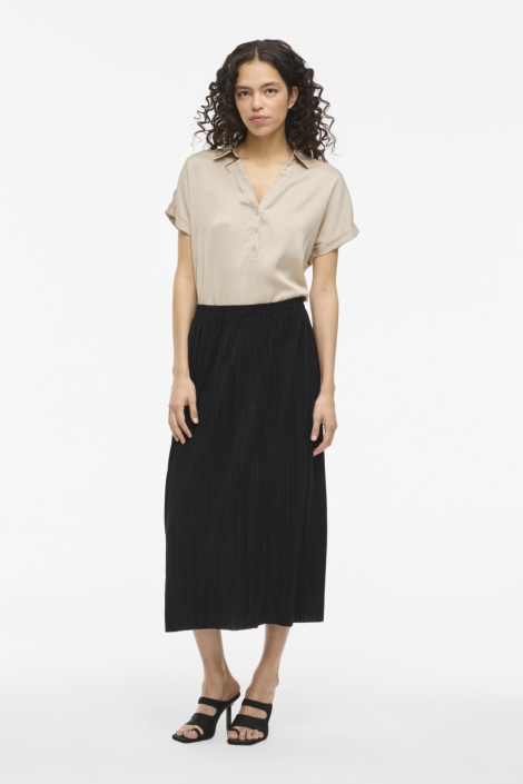 Vila beige dames t-shirt | Model