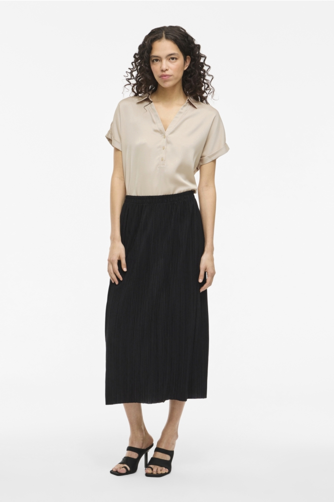 Vila beige dames t-shirt | Model