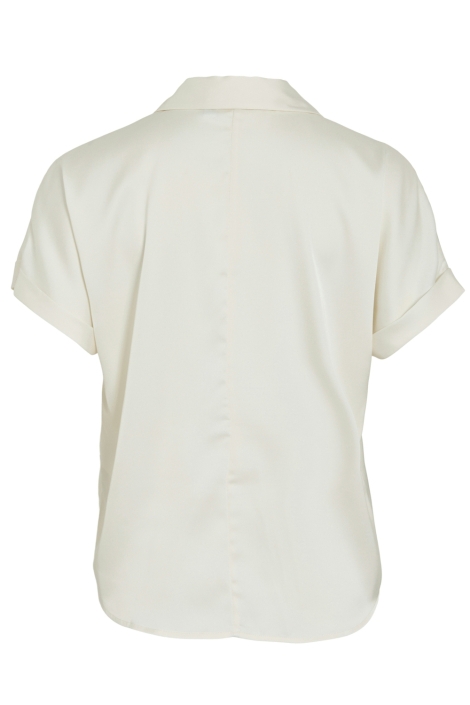 Vila witte dames t-shirt | Achteraanzicht