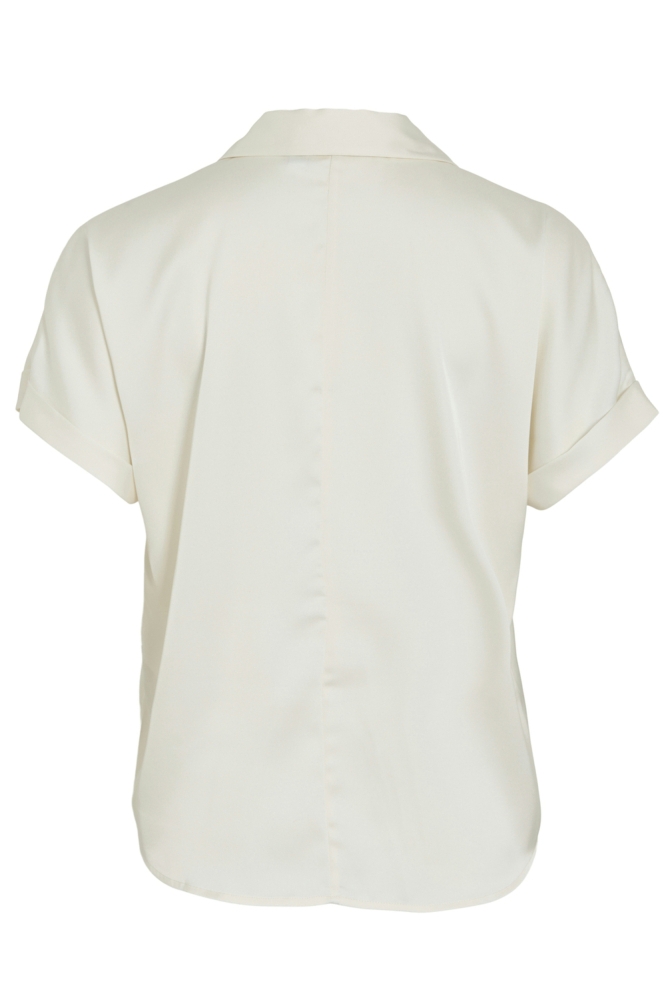 Vila witte dames t-shirt | Achteraanzicht