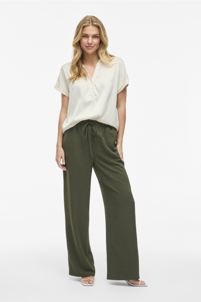 Vila witte dames t-shirt | Model