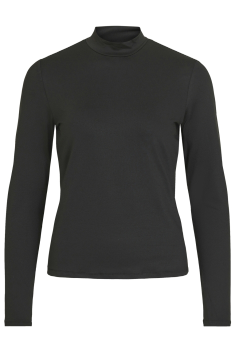 Vila zwarte dames t-shirt | Vooraanzicht