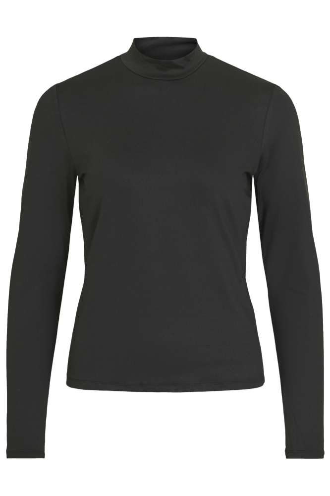 Vila zwarte dames t-shirt | Vooraanzicht