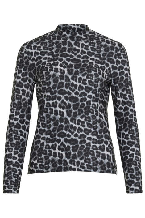 Vila grijze dames t-shirt | Vooraanzicht