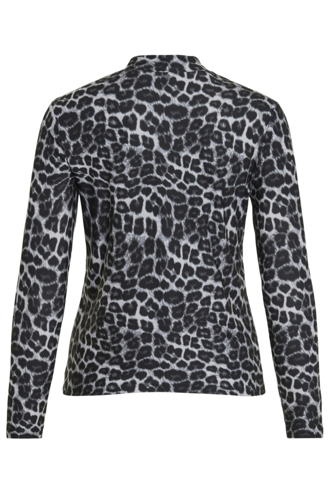 Vila grijze dames t-shirt | Achteraanzicht