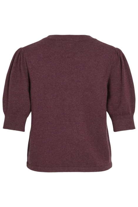Vila bordeaux dames trui | Achteraanzicht