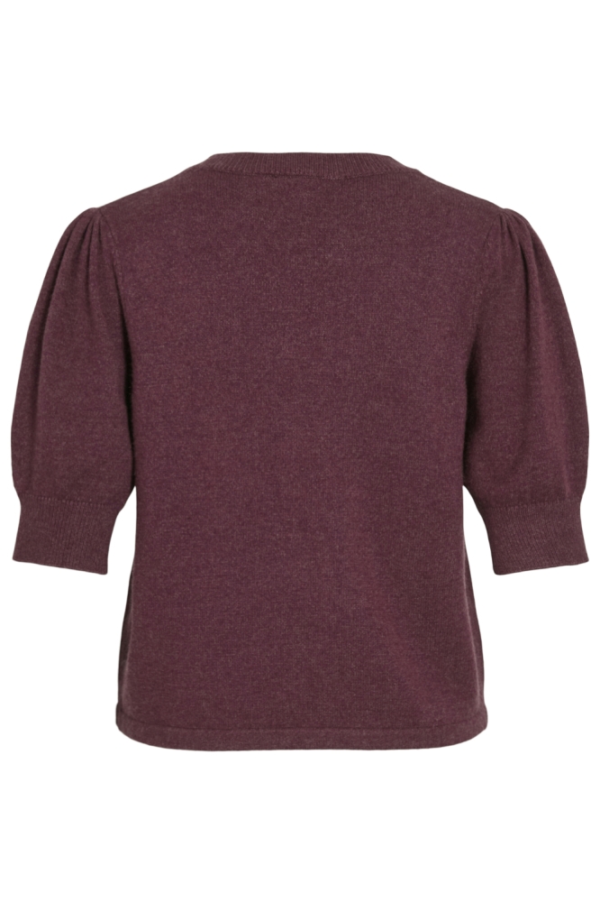 Vila bordeaux dames trui | Achteraanzicht