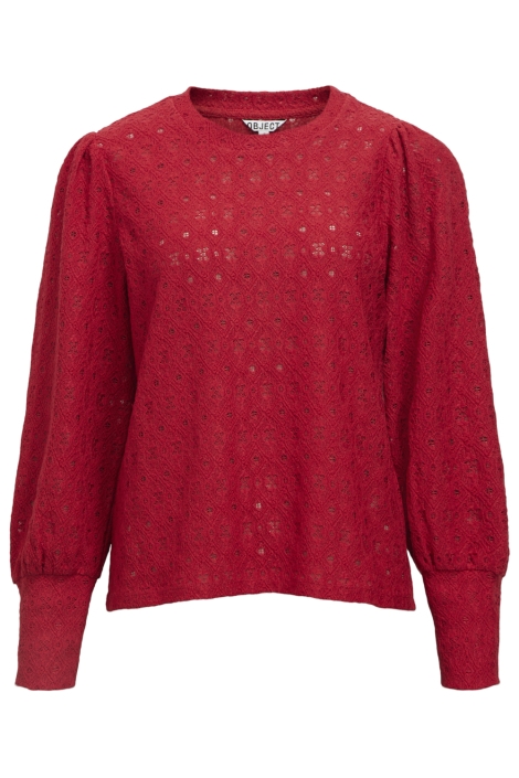 Object rode dames t-shirt | Vooraanzicht