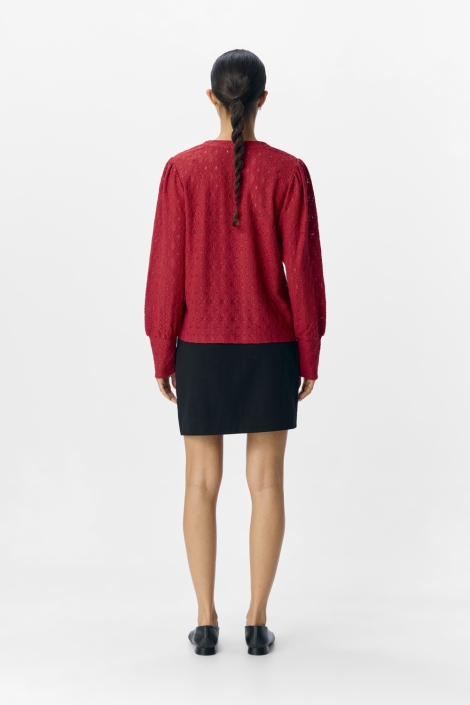 Object rode dames t-shirt | Model