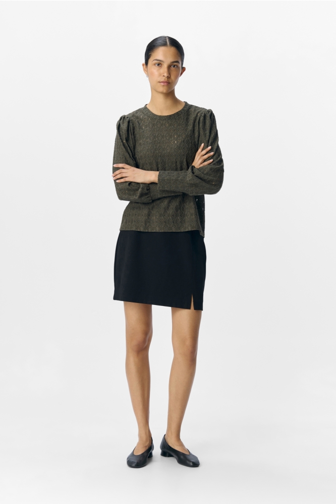 Object groene dames t-shirt | Model