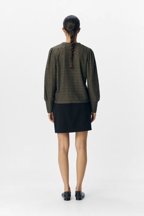 Object groene dames t-shirt | Model