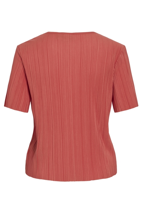 Vila oranje dames t-shirt | Achteraanzicht