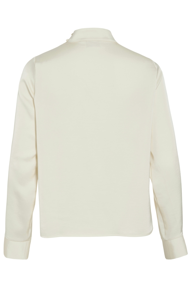 Vila beige dames t-shirt | Achteraanzicht