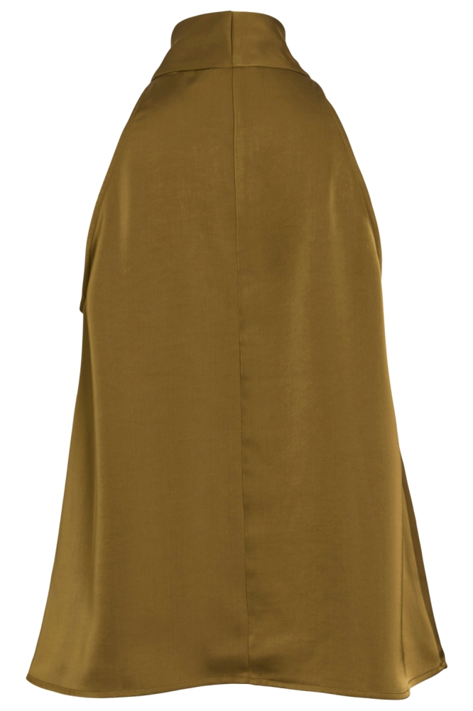 Vila groene dames top | Achteraanzicht