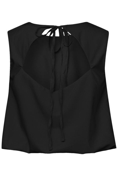 SisterS point zwarte dames top | Achteraanzicht