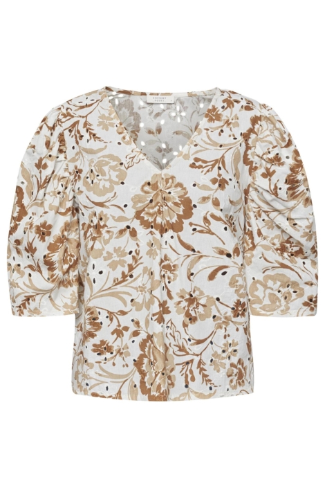 SisterS point beige dames blouse | Vooraanzicht