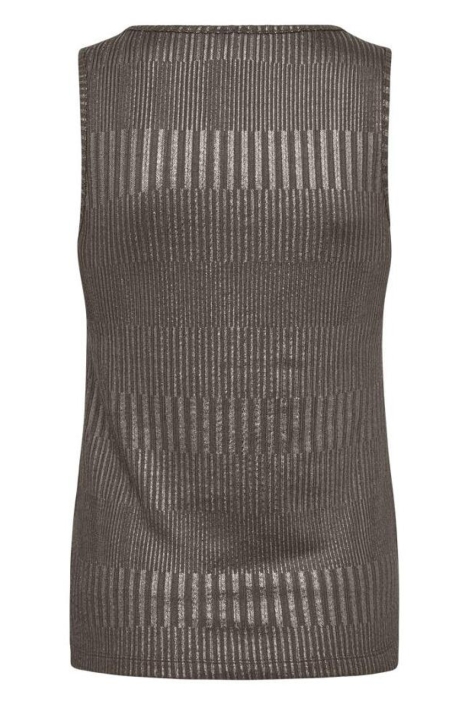 Freequent koperen dames top | Achteraanzicht