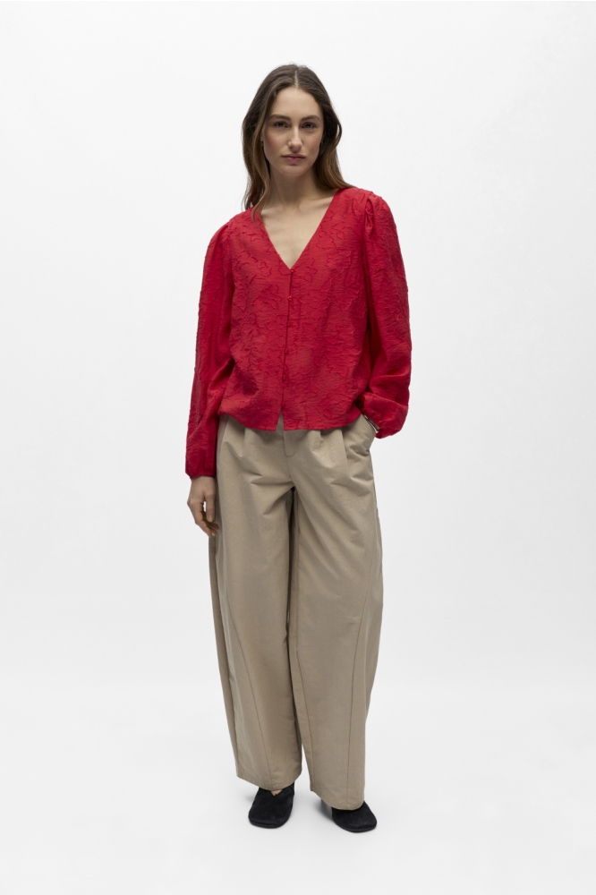 Object rode dames blouse | Model