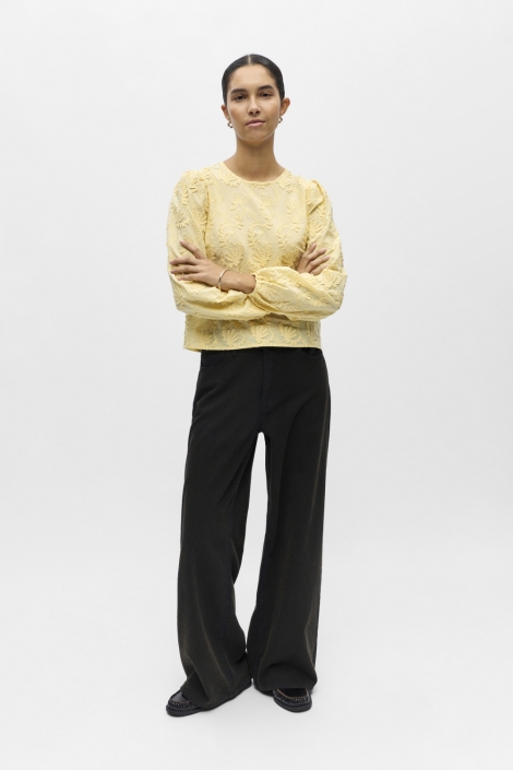 Object gele dames t-shirt | Model