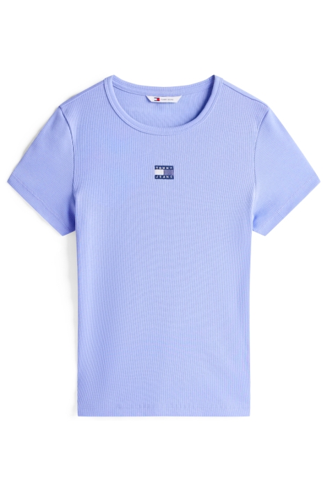 Tommy Jeans blauwe dames t-shirt | Vooraanzicht