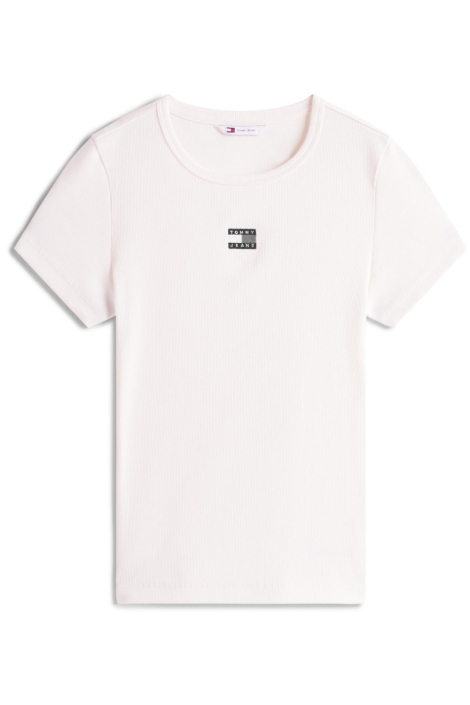 Tommy Jeans witte dames t-shirt | Vooraanzicht
