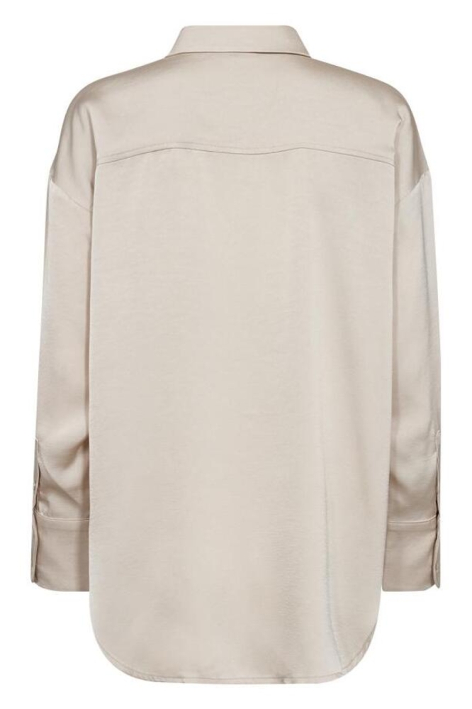 Freequent beige dames blouse | Achteraanzicht