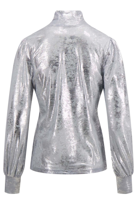 Zusss zilveren dames t-shirt | Achteraanzicht