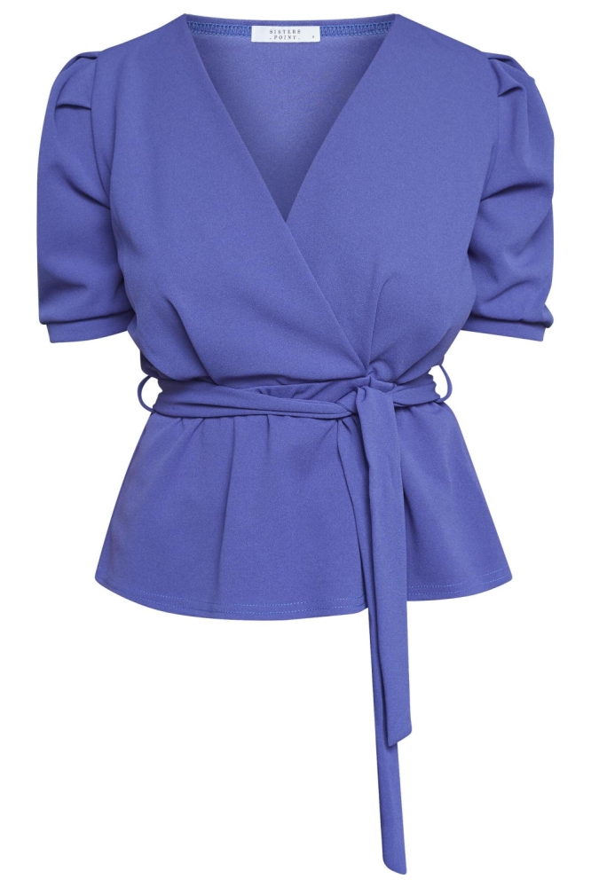 SisterS point blauwe dames t-shirt | Vooraanzicht