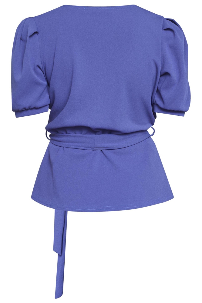 SisterS point blauwe dames t-shirt | Achteraanzicht