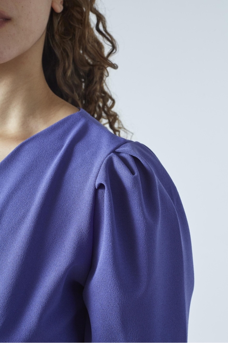 SisterS point blauwe dames t-shirt | Close up