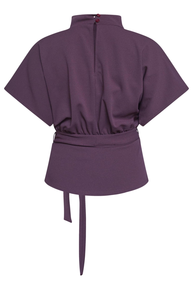 SisterS point bordeaux dames t-shirt | Achteraanzicht